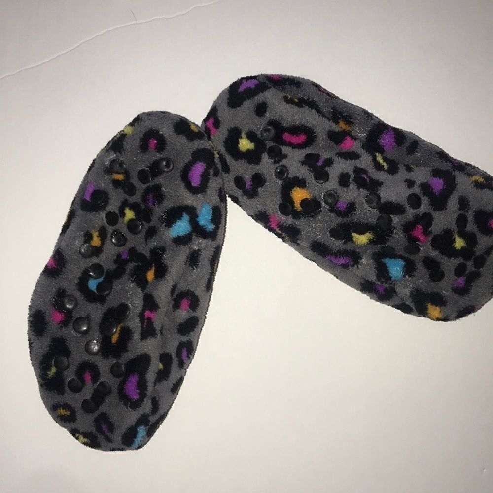 Toddler Leopard Fleece Slippers - Picture 3 of 3